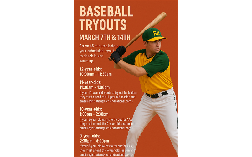 Baseball Tryouts